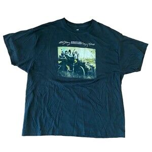 Neil Young Crazy Horse Americana T Shirt Adult XL Rock Folk Concert Merch Black